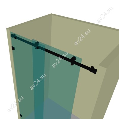 Душевая кабина раздвижная DK-101K на коннекторах