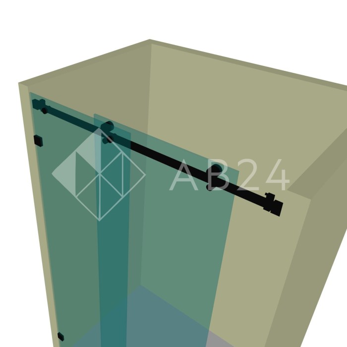 Душевая кабина раздвижная DK-101K на коннекторах