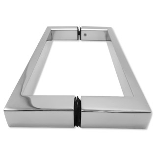 Ручка скоба FDR-76, 20х10х200 мм, нержавейка/полированный