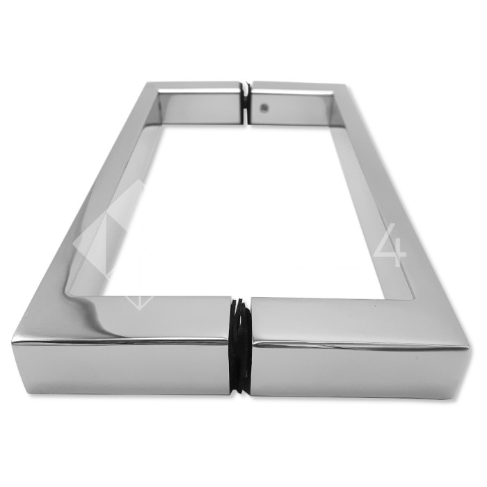 Ручка скоба FDR-76, 20х10х200 мм, нержавейка/полированный