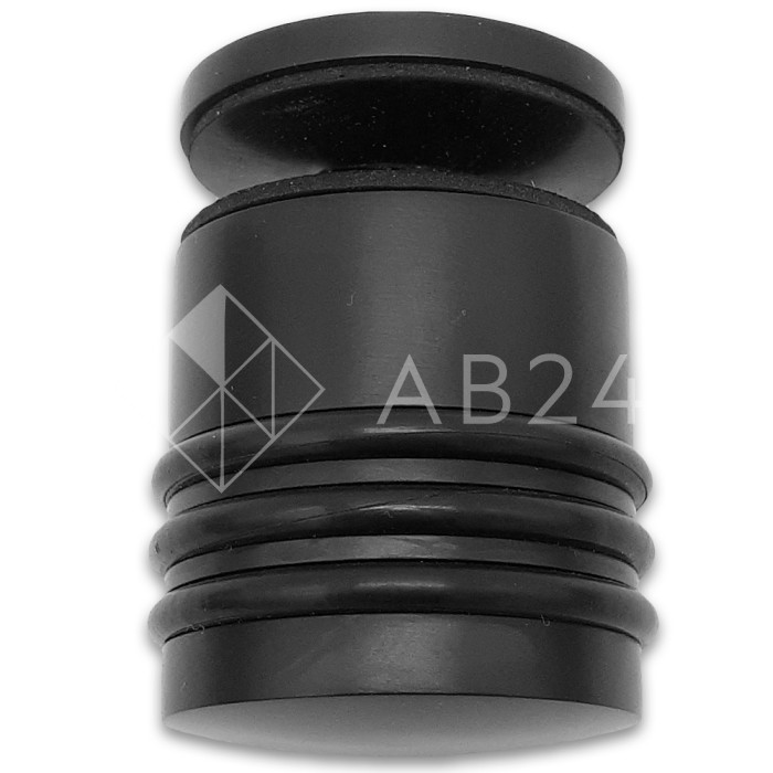 Ручка кноб Йота FDR-144 без резиновых торцов (односторонняя), латунь/черный