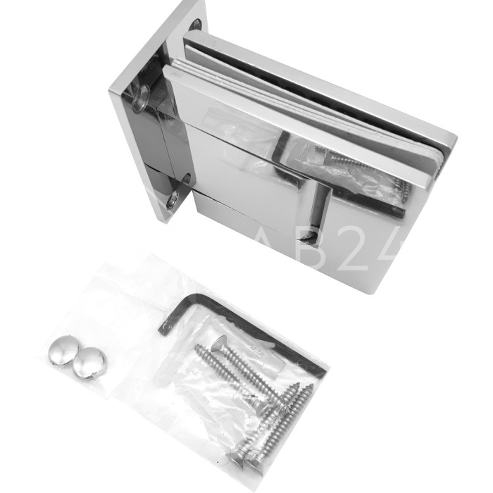 Петля FDP-160-DEF с дефектом гидравлическая Калипсо стена-стекло, нержавейка/полированный