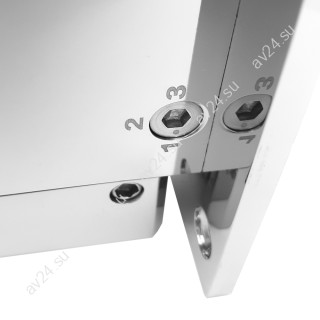 Петля FDP-160-DEF с дефектом гидравлическая Калипсо стена-стекло, нержавейка/полированный