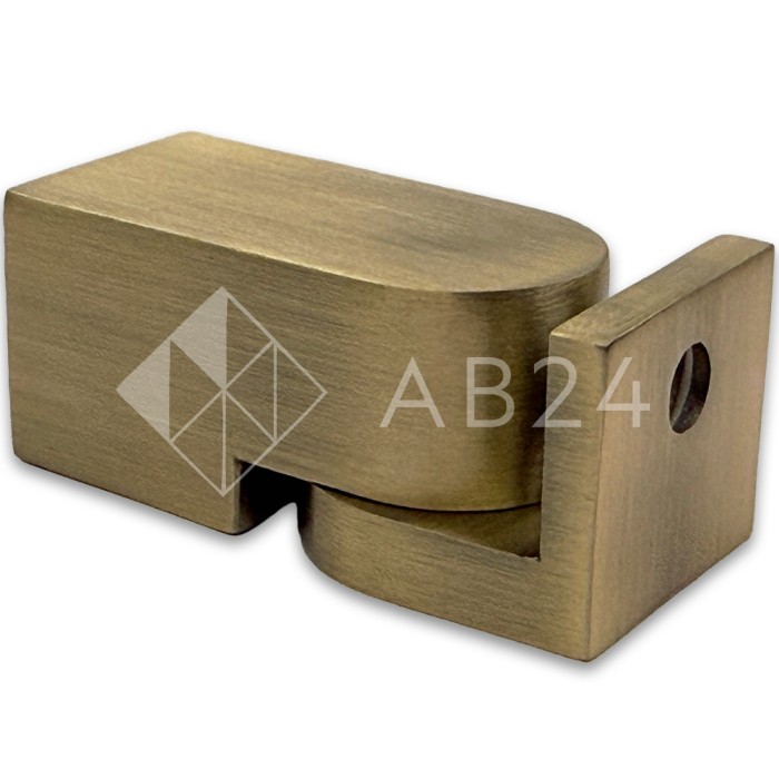 Крепление FDC-51 трубы 15х15 к стене 0°-180°, нержавейка/бронза