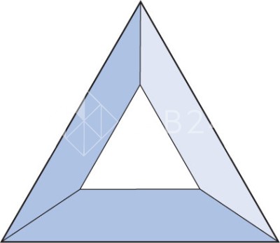 Бевелс AV14 треугольник 102 х 102 х 102 мм