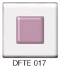 Фьюзинг квадрат DFTE 017 прозрачно-малинового цвета, 4 см