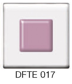 Фьюзинг квадрат DFTE 017 прозрачно-малинового цвета, 4 см