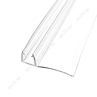 Уплотнитель F-образный прозрачный 2.2 м, ус 26 мм. под стекло 8 мм FDPP-101.8