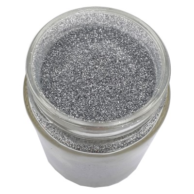 Блестки (глиттер) серебро 100 г