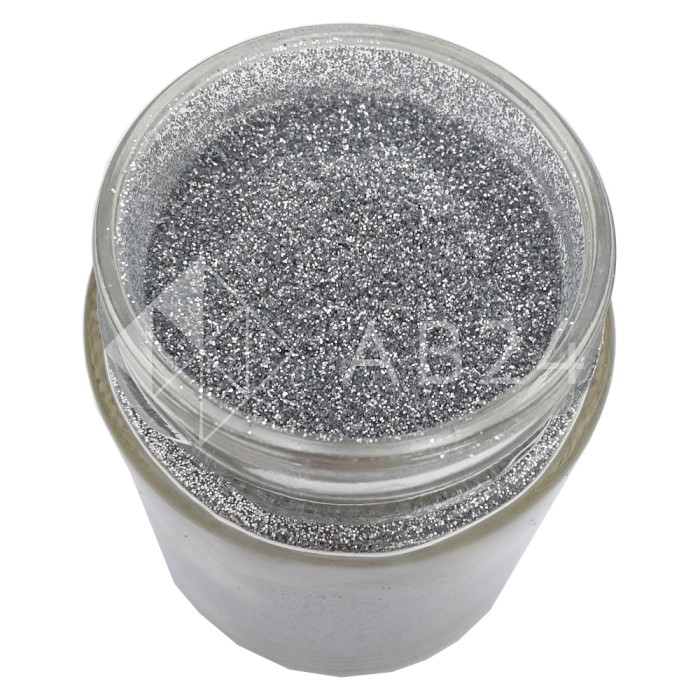 Блестки (глиттер) серебро 100 г