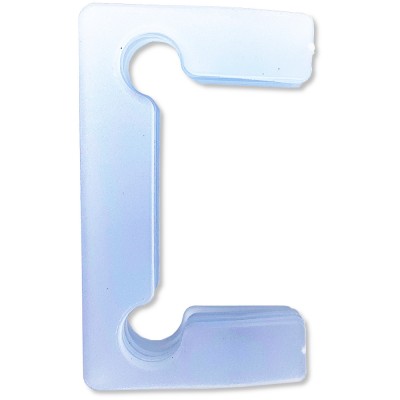 Комплект прокладок ПВХ для петель душевых кабин 10 шт, FDA-84 прозрачный