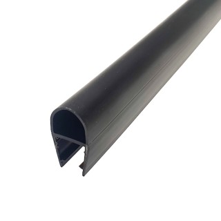 Уплотнитель ПРЕМИУМ А-образный черный 2.2 м под стекло 8 мм FDPP-404.8