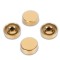 Держатель для зеркал FSZ-16 толщиной 4-8 мм Ø16 мм, комплект 4 шт., нержавейка/золото