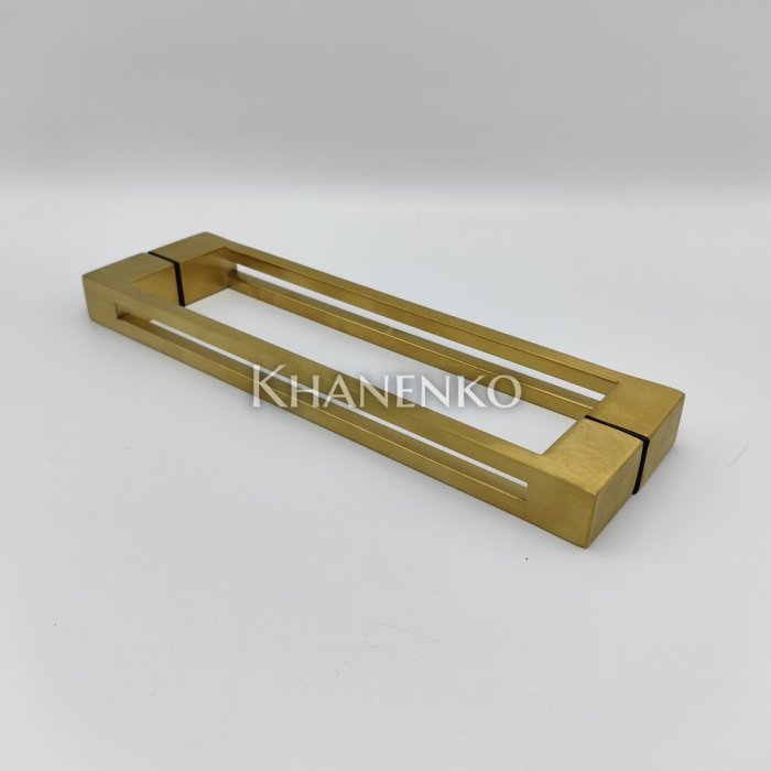 Ручка скоба 30х10х300х1.0 мм FDR-89 SUS304/BTP Брашированное золото