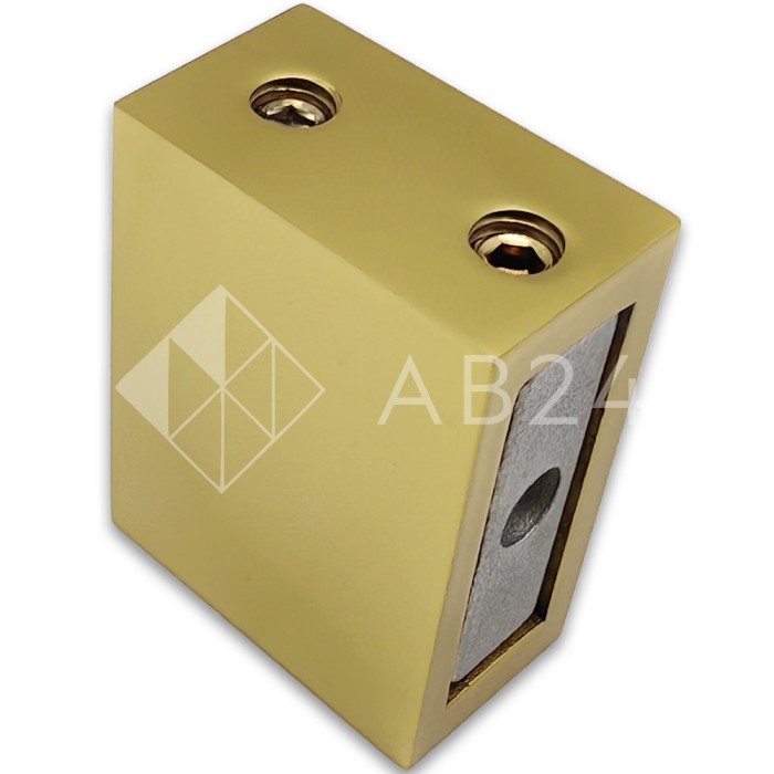 Крепление FDC-30 трубы 30х10 к стене, нержавейка/матовое золото