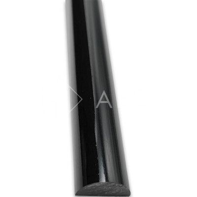 Порог акриловый FDPP-16.2-DEF с дефектом для душевой 16х8 мм 2 м черный