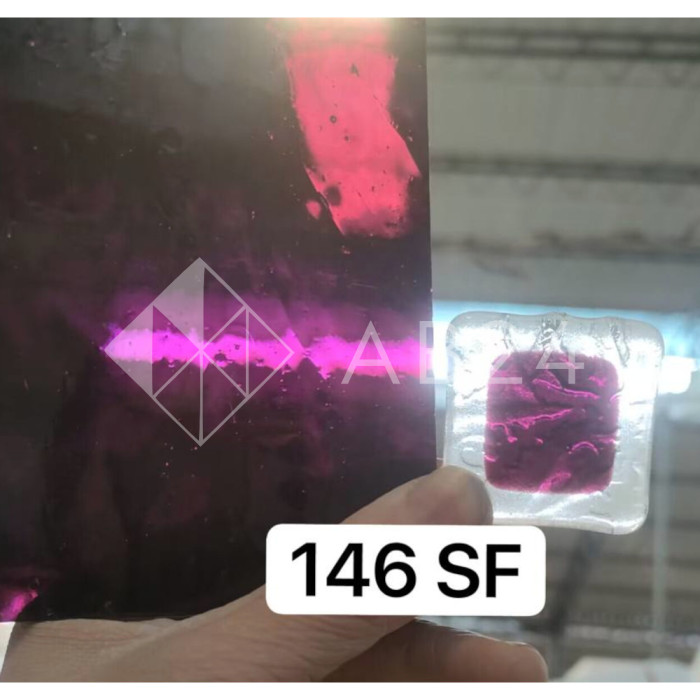 Стекло для фьюзинга 146SF (Китай) четверть листа (39 х 48 см)