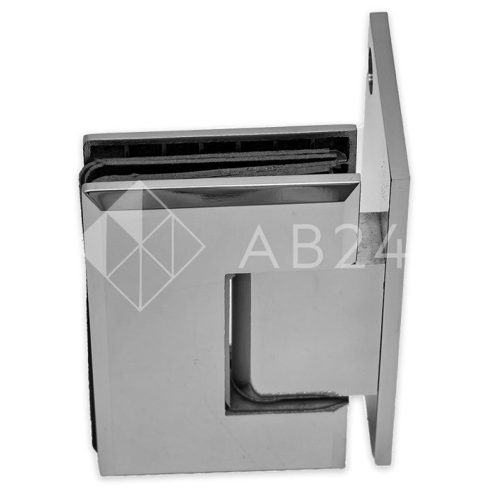 Петля Бета FDP-20-DEF с дефектом стена-стекло с боковым креплением, нержавейка/полированный