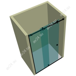 Душевая кабина раздвижная DK-101P в опорный профиль