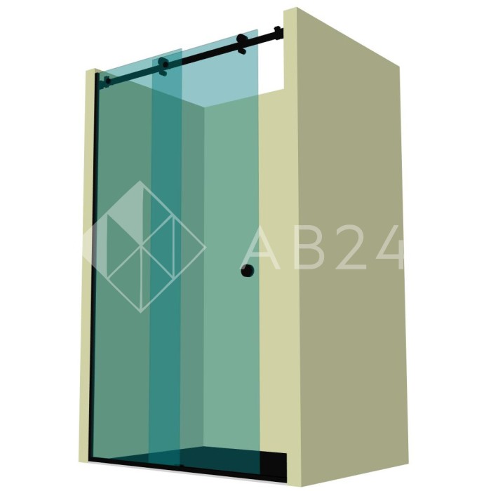 Душевая кабина раздвижная DK-101P в опорный профиль