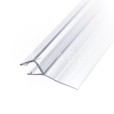 Уплотнитель ПРЕМИУМ Ц-образный прозрачный 2.2 м, ус 16 мм под стекло 8 мм FDPP-405.8