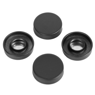 Держатель для зеркал FSZ-20 толщиной 4-8 мм Ø20 мм, комплект 4 шт., нержавейка/черный