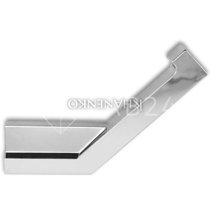 Заглушка угловая FDPA-432R, 135° Правая для порога, ПВХ/хром