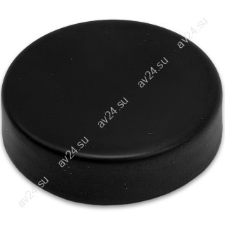 Заглушка круглая FDRA-01 для ручки полотенцесушителя, нержавейка/черный