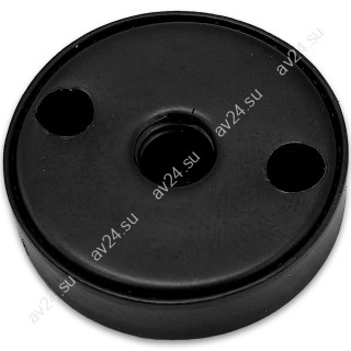 Заглушка круглая FDRA-01 для ручки полотенцесушителя, нержавейка/черный