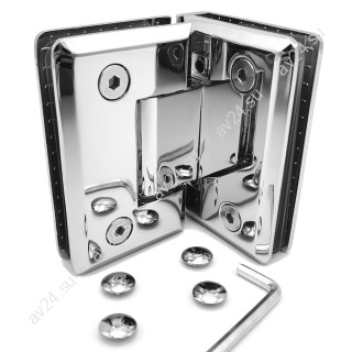 Петля FDP-23-DEF с дефектом Бета β стекло-стекло 90°, цинк/хром