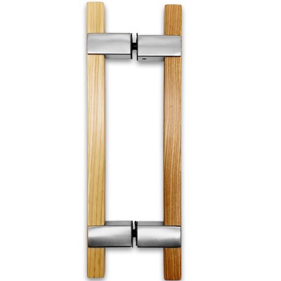 Ручка для сауны FDR-170, 20х220х320 мм, нержавейка/дерево/матовый