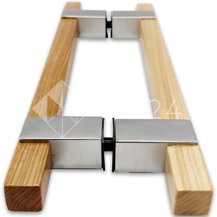 Ручка для сауны FDR-170, 20х220х320 мм, нержавейка/дерево/матовый