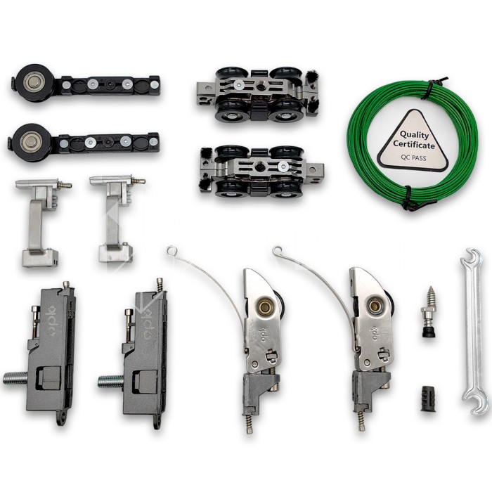 Механизм FDS-19.2.2S, 2-ой двери для синхронизированной раздвижной системы FDS-19