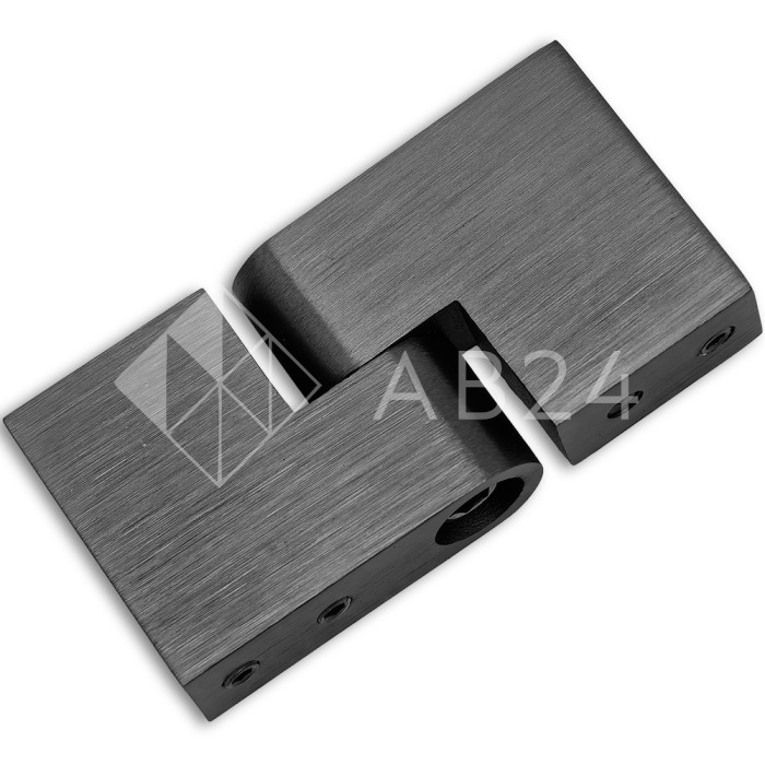 Соединитель FDC-37  трубы 30х10 вертикальный 90°-180°, нержавейка/оружейная сталь