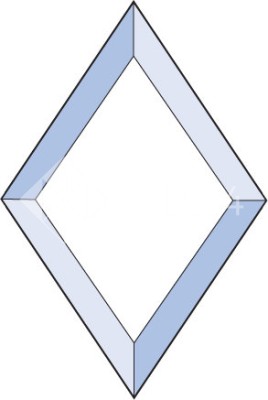 Бевелс AV227 ромб 102 х 152 мм