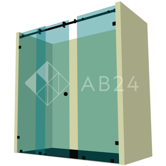 Душевая кабина раздвижная DK-102K на коннекторах