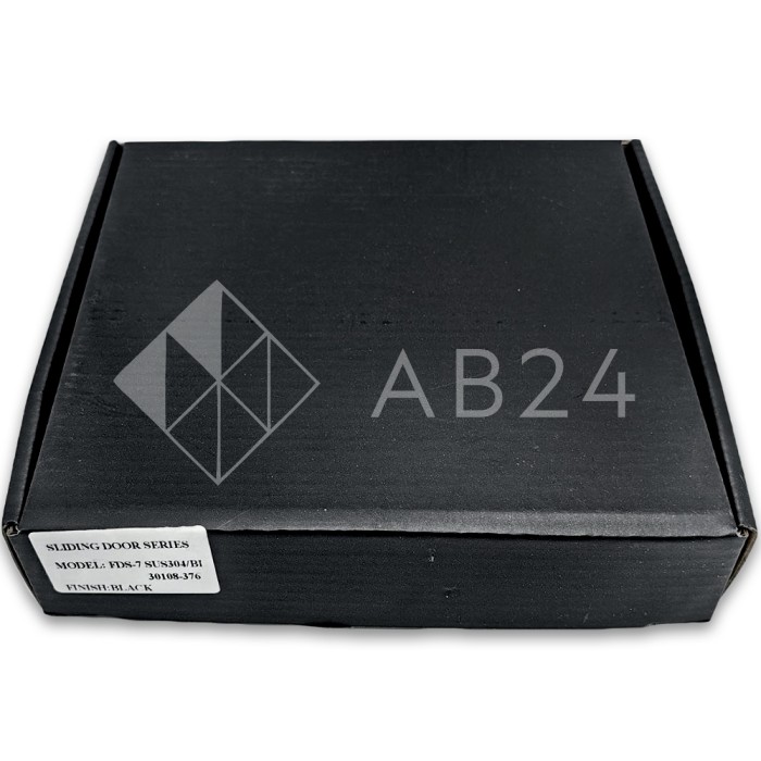 Раздвижная система Альфа α FDS-7 ПРЕМИУМ, нержавейка/черный