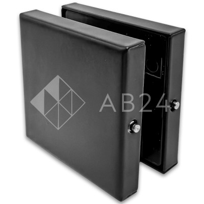 Коннектор FKF-30 стена-стекло, нержавейка/черный