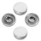 Держатель для зеркал FSZ-20 толщиной 4-8 мм Ø20 мм, комплект 4 шт., нержавейка/полированный