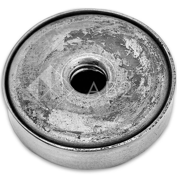 Заглушка круглая FDRA-01 для ручки полотенцесушителя, нержавейка/полированный