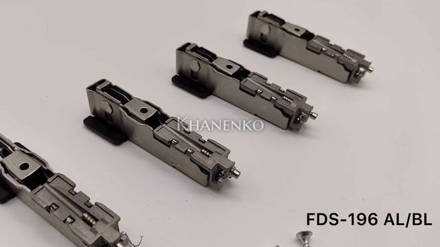 Набор креплений FDS-196 неподвижного стекла для FDS-19, алюминий/черный