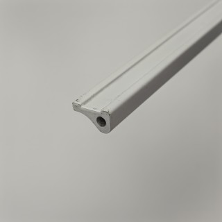 FDPA-40.22E AL/MW: Порог алюминиевый для душевой 2.2 м, алюминий/белый