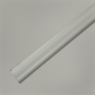 FDPA-40.22E AL/MW: Порог алюминиевый для душевой 2.2 м, алюминий/белый