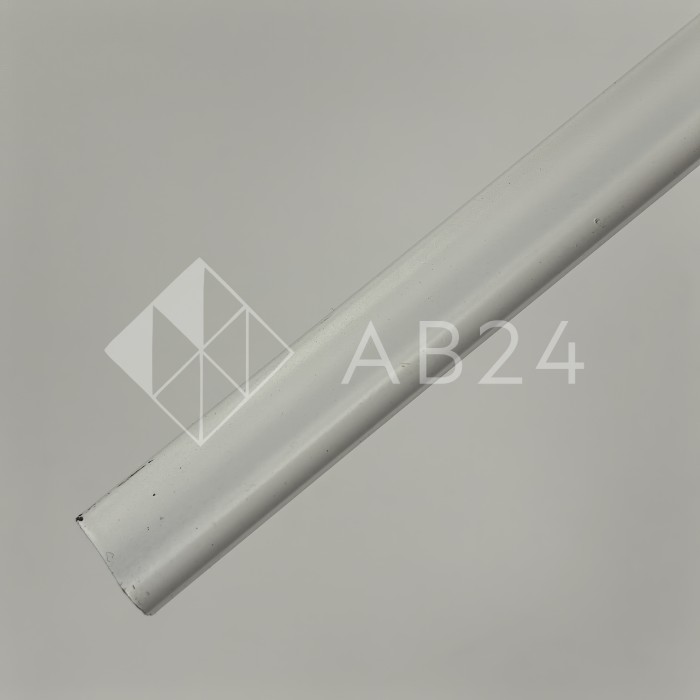 FDPA-40.22E AL/MW: Порог алюминиевый для душевой 2.2 м, алюминий/белый