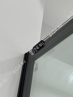 Раздвижная система Нимфа FDS-8E (ЭКОНОМ), нержавейка/черный