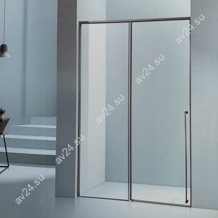 Раздвижная система Нимфа FDS-8E (ЭКОНОМ), нержавейка/черный