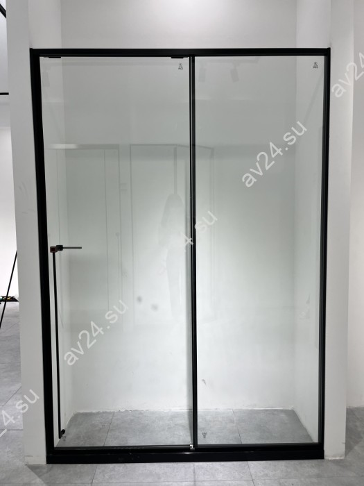 Раздвижная система Нимфа FDS-8E (ЭКОНОМ), нержавейка/черный