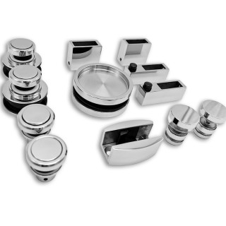 Раздвижная система Альфа α FDS-7 ПРЕМИУМ, нержавейка/полированный