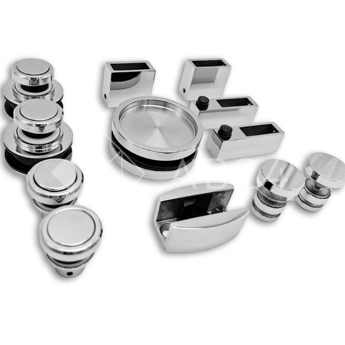 Раздвижная система Альфа α FDS-7 ПРЕМИУМ, нержавейка/полированный