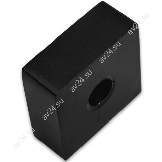 Заглушка квадратная FDRA-02 для ручки скобы 19х19 мм, нержавейка/черный